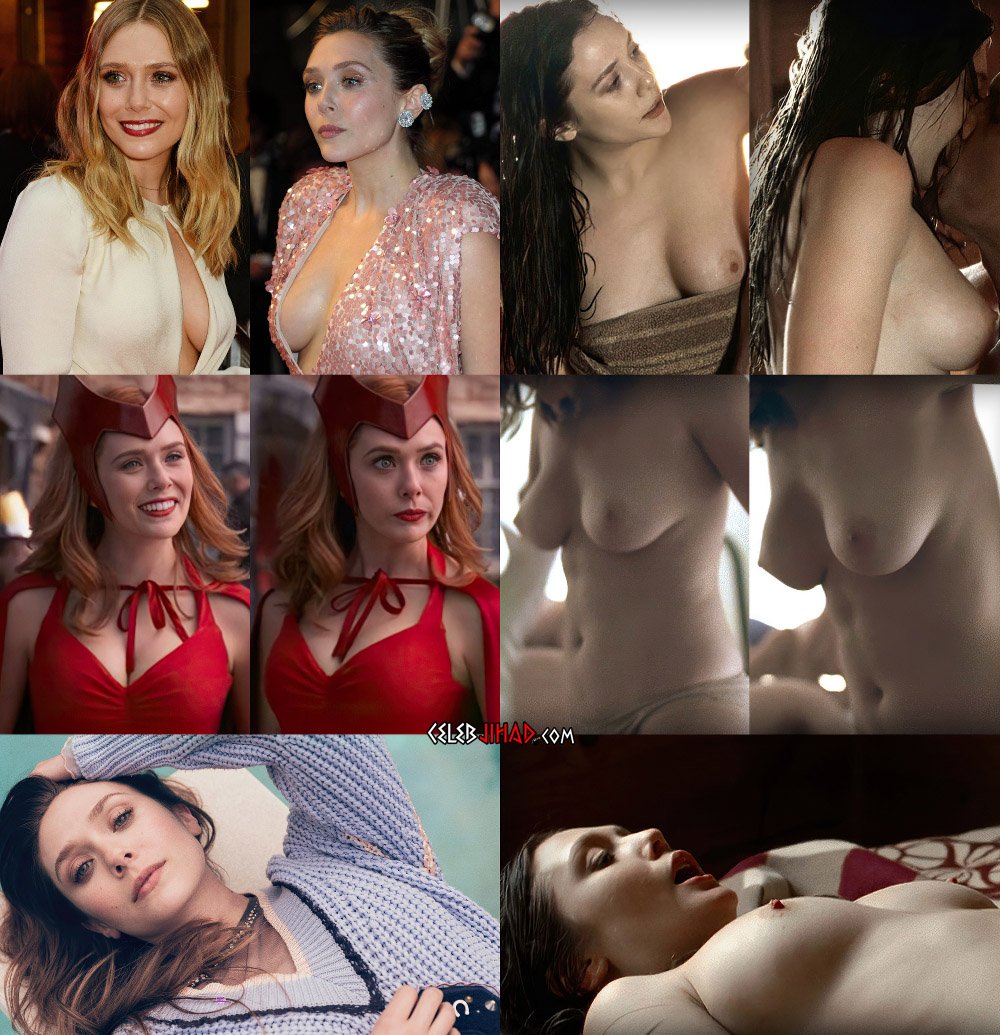 Elizabeth Olsen Nude Bday Collage